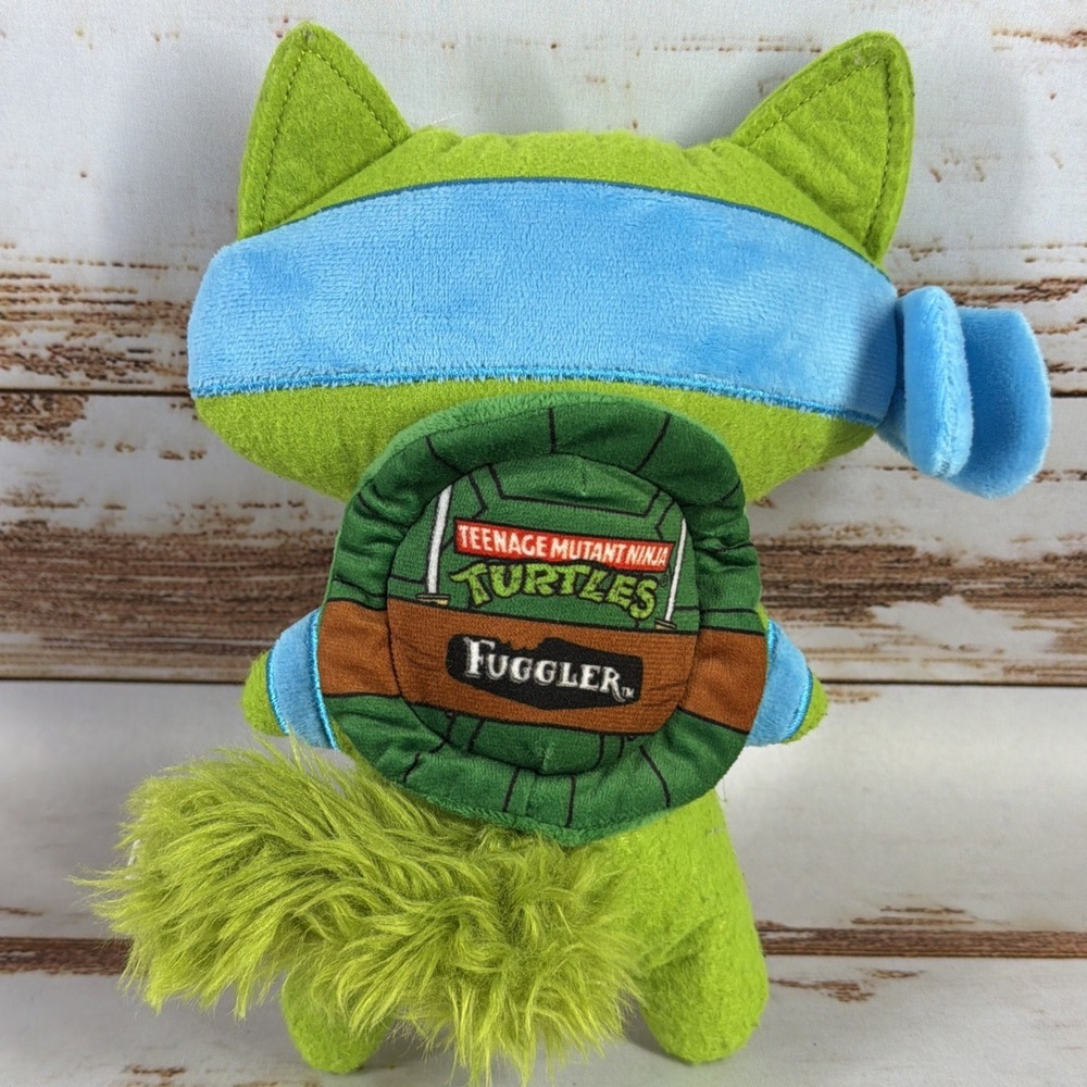 TMNT x Fuggler Leonardo Limited Edition Teenage Mutant Ninja Turtle Plush Used - Picture 3 of 4